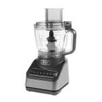 Ninja Food Processor with 4 Automatic Programs and 3 Manual Speeds, 2.1L Bowl, 850W, Dishwasher Safe Parts, Black BN650UK