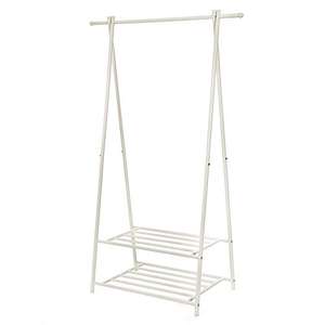 SONGMICS Coat Rack, Coat Stand, Clothes Rack inc 2-Tier Storage Shelf £19.71 with voucher sold by Songmics Dispatched by Amazon