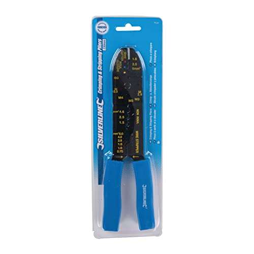 Silverline Crimping & Stripping Pliers 230mm (PL52) - £3.04 temp OOS @ Amazon