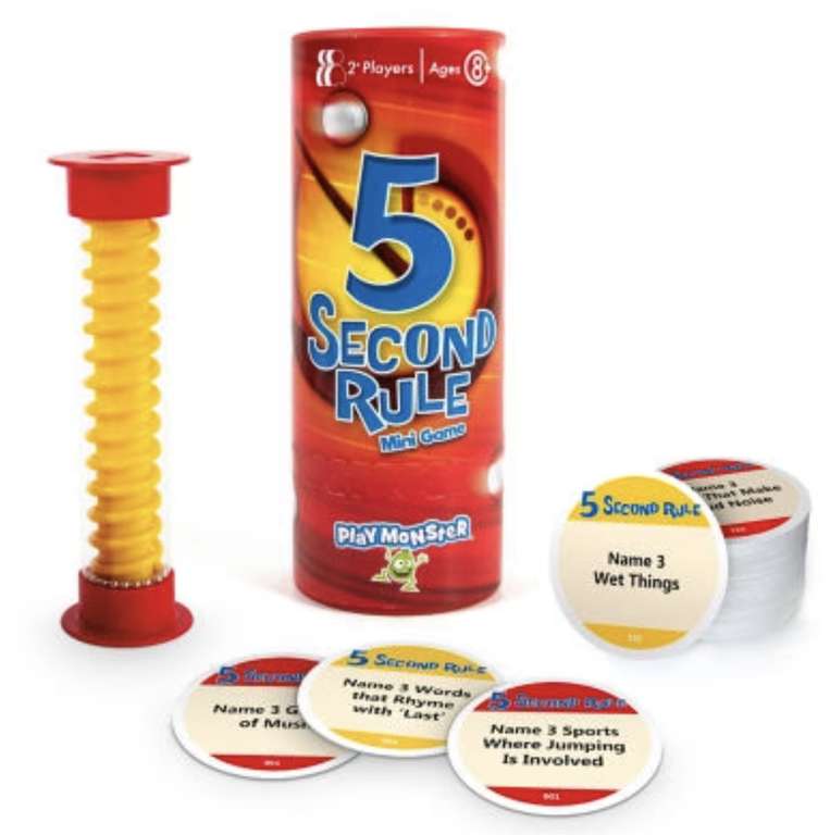 Play Monster 5 Second Rule Mini Family Game (8+ Years)