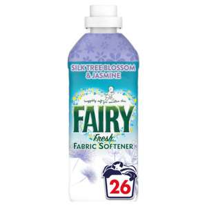 Fairy Fabric Conditioner 26 Washes, 858ml (+£2 in your cashpot)