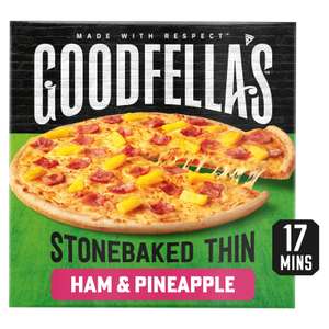 Goodfellas Stonebaked Thin Ham & Pineapple Pizza at Abbey Lane Leicester
