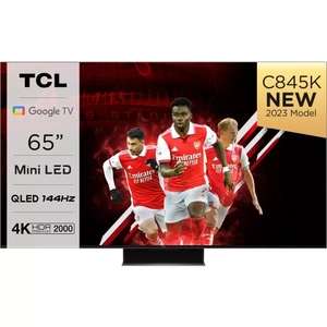 TCL 65C845K C845 Series C845 Mini LED All-Round TV - Black (UK Mainland) - Marks Electrical