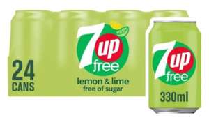 7up Free, 330 ml (Pack of 24) Dispatched within 2 to 4 weeks £6.95 @ Amazon