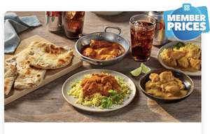 Curry Meal Deal 2 Mains, 2 Sides & 4 Pack Stella Artois 440ml £9 Members Price / £8.10 with Student discount