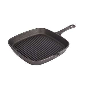 KitchenCraft Cast Iron Griddle Pan for Induction Hob, Square, 23cm - £13.10 @ Amazon