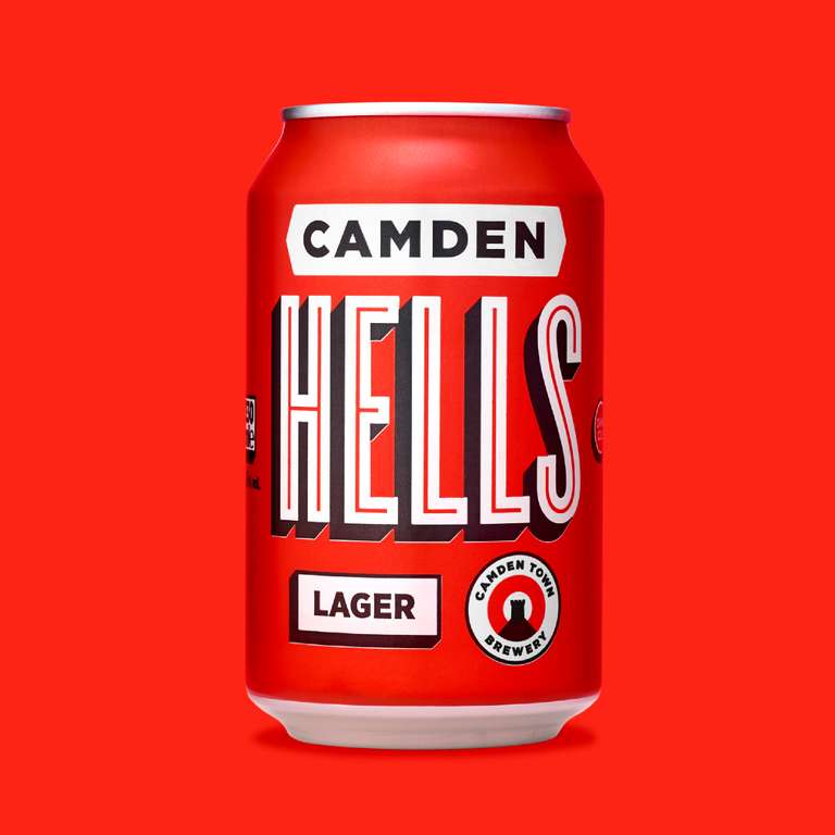 Camden Hells Lager 10 x330ml cans - £7 instore at Asda, Ashton under Lyne