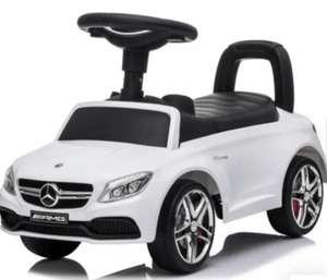 Reiten Mercedes Benz C63 Foot to Floor Ride-on Car with Music & Storage - White - £29.99 (+£4.95 Delivery) @ Robert Dyas