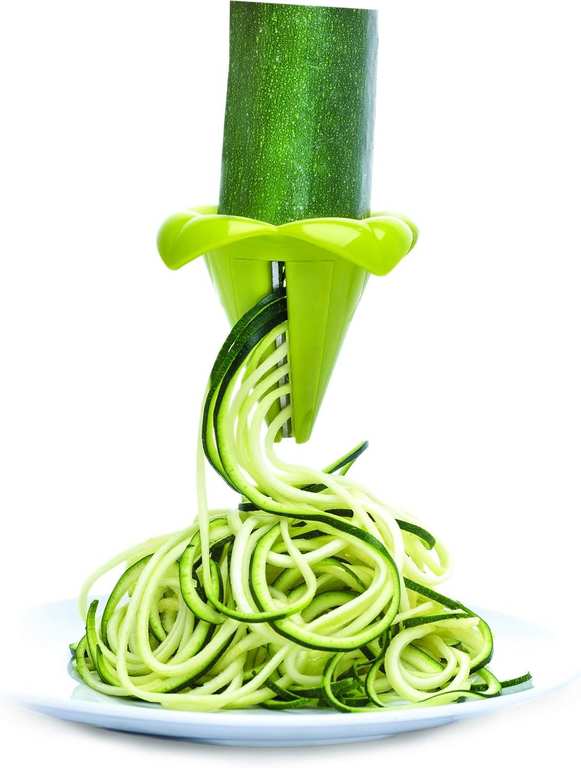 Joie Veggie Spiralizer, BPA-Free & Stainless Steel Blades, Green