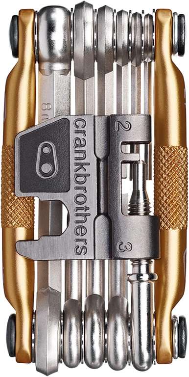 Crankbrothers Multi 17 Multitool, Gold (Members Price / £5 To Join) - Free Click & Collect