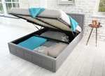 Plush Double Ottoman Gas Lift Storage Bed - £175.16 delivered with code @ klieninteriors / eBay