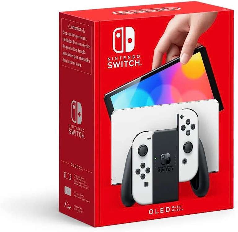 Nintendo Switch (OLED Model) - White - £284.99 delivered @ Amazon