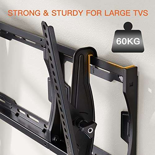 Perlegear Tilt TV Wall Bracket for 32 to 82 Inches TVs - £11.66 delivered using voucher @ JICH EU / Amazon
