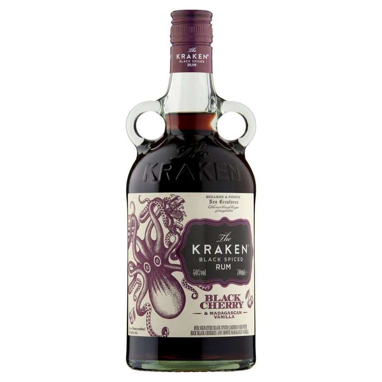 Kraken Black Spiced Rum Black Cherry & Vanilla 70Cl (clubcard £20) @ Tesco