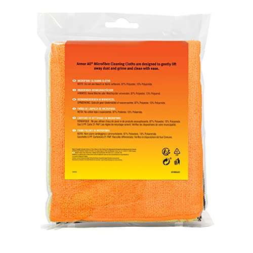 24 Armor All Microfibre Cleaning Cloths