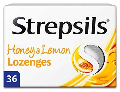 Strepsils Honey & Lemon x36 Lozenges - £3.25 @ Amazon