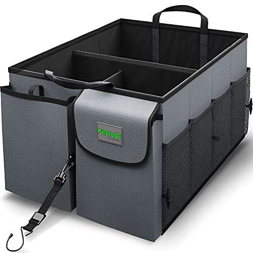 Drive Auto Products Car Boot Organiser - Storage with Tie Down Straps - £19.99 @ Dispatches from Amazon Sold by Orythia Inc.