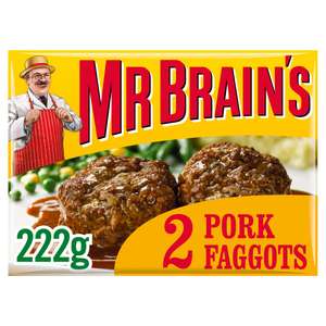 Mr Brain's 2 Pork Faggots 222g