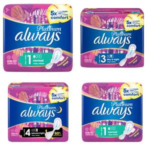 Free Sample Pack Of Always Platinum Sanitary Towels @ Always