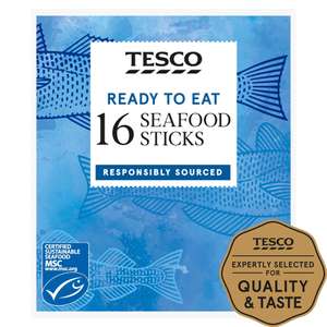 Tesco 16 Seafood Sticks 250G - Clubcard Price