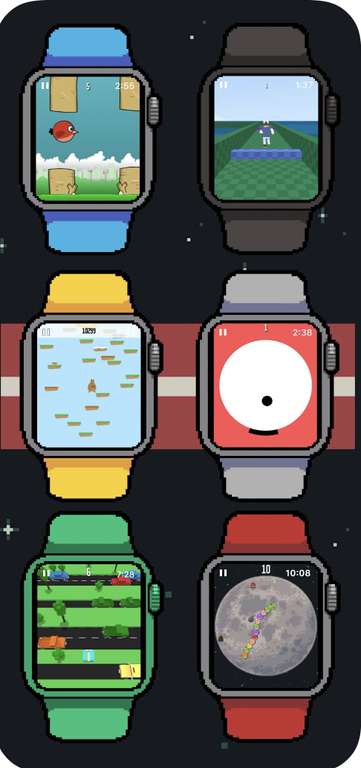 Mini Watch Games - Retro Twist - free on App Store