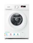 Comfee' 8kg Washing Machine Energy Class A 1400rpm BLDC Motor Slim White Steam Wash,48cm Slim, Quick Wash and Quiet,