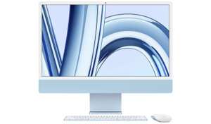 Apple iMac M1 2021: 24", 4.5K, 8 core GPU, Blue, 8GB RAM 256GB sold by Evelex
