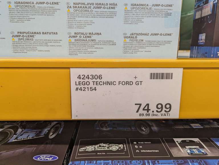 LEGO Technic Ford GT 42154 - £89.98 @ Costco Watford (Members Only)