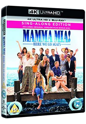 Mamma Mia! Here We Go Again [4K UHD + Blu-ray] £3.77 @ Dispatches from Amazon Sold by DVD Overstocks