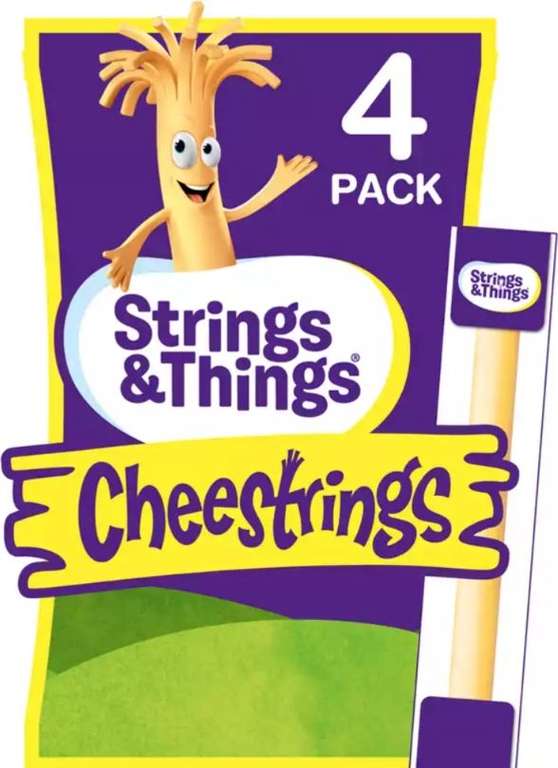Strings & Things Cheestrings Cheese Snack 4 Pack - £1.25 @ Asda