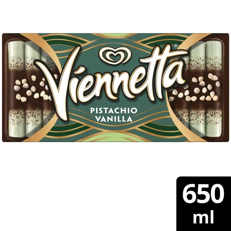 Wall's Limited Edition Viennetta Pistachio Vanilla Ice Cream Dessert (650ml)