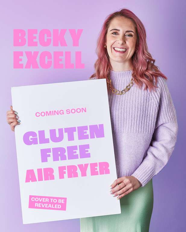 Pre-order Becky Excell Gluten Free Air Fryer: Over 100 Fast, Simple, Delicious Recipes - Hardcover