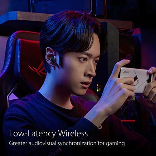 ASUS ROG Cetra True Wireless gaming headphones with low-latency wireless connection, ANC - £59.99 @ Amazon