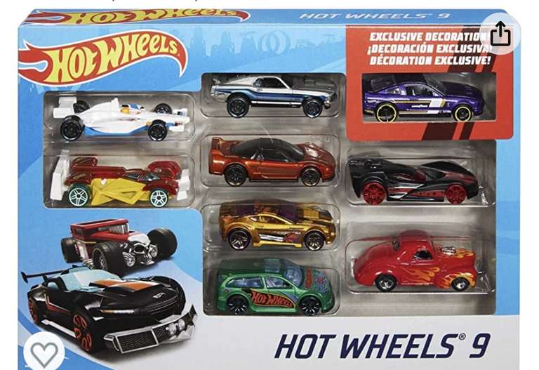 2 x Hot Wheels Car Assortment - Pack of 9 (click & collect) - £15 @ Argos