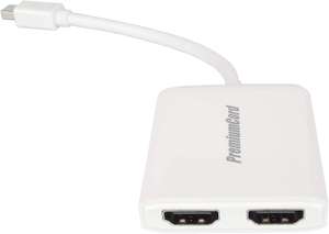 Premium Cord MST Adapter Mini DisplayPort 1.2 to 2x HDMI 2.0 Used - Very Good £7.18 sold by Amazon Warehouse