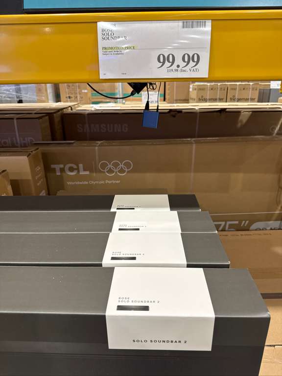 Bose Solo Soundbar 2 + 119.98 | hotukdeals