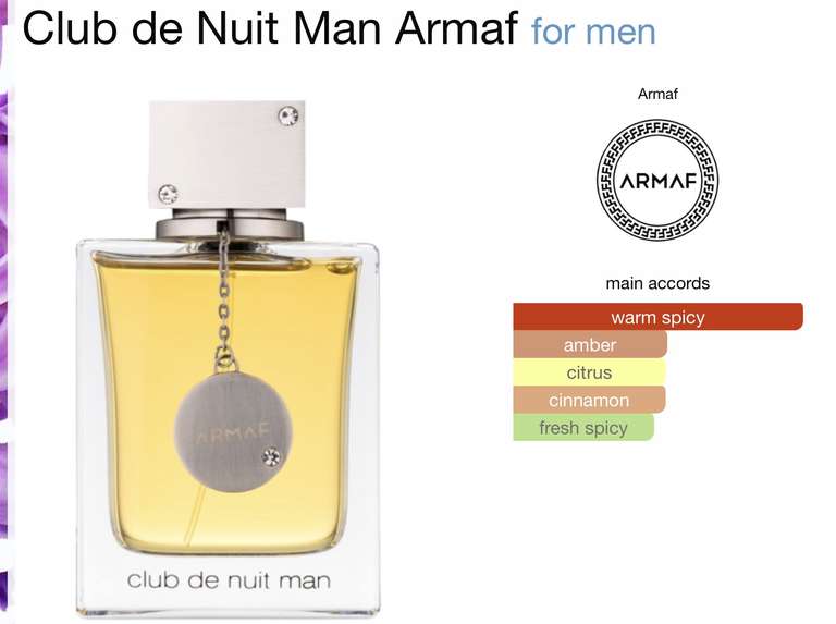 Armaf Club de Nuit Man EDT 105ml (+ Free Toothbrush) £16.60 Delivered @ Notino