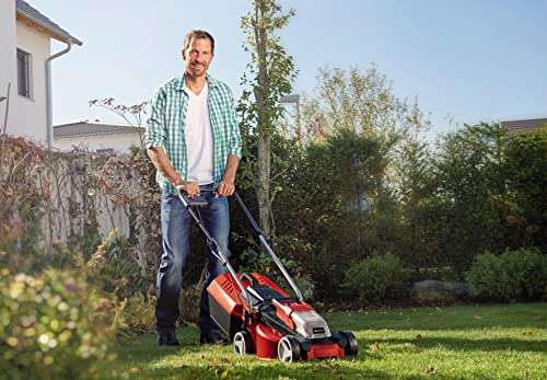 Einhell Power X-Change 18/30 Cordless Lawnmower With Battery and Charger - 18/30 Li Battery Lawn Mower £97.99 @ Amazon