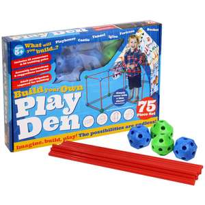 The Works Build Your Own Den - 75 Piece Kit for £12 click & collect @ The Works
