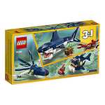 LEGO 31088 Creator 3in1 Deep Sea Creatures: Shark, Crab, Squid or Angler Fish Sea Animal Toys