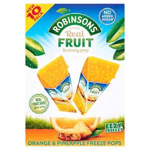 Robinsons Orange & Pineapple Freeze Pops 620ml 99p at Morrisons