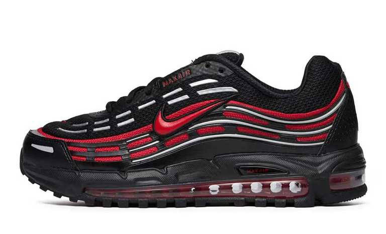 Nike Air Max TL 2.5 trainers in black and red - Sizes 5.5 to 12 w/code