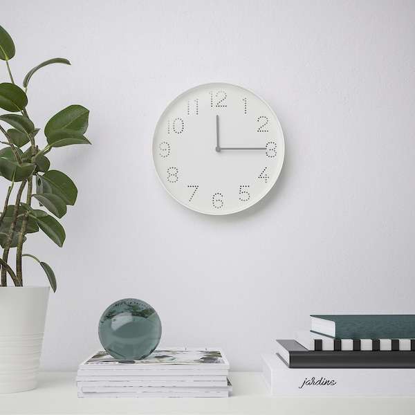TROMMA Wall clock, white 25cm - £1 (free collection / in store) @ IKEA