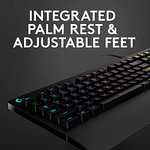 Logitech G213 Prodigy Gaming Keyboard, LIGHTSYNC RGB Backlit Keys, Spill-Resistant, Customizable Keys, £29.99 at Amazon