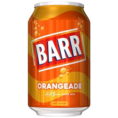 BARR Orangeade 24 x 330 ml Cans (£7.13/£6.38 S&S)