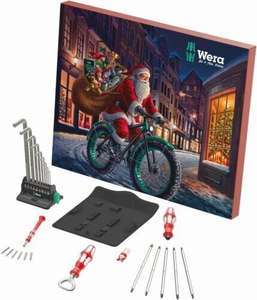 Wera Christmas Advent Calendar 23 Hex Keys Screwdriver Set Bottle Opener (UK Mainland)- elliottstoolwarehouse