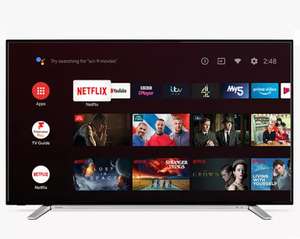 Toshiba 50UA2B63DB (2020) LED HDR 4K Ultra HD Smart Android TV, 50 inch with Freeview Play, Black £309 @ John Lewis and partners
