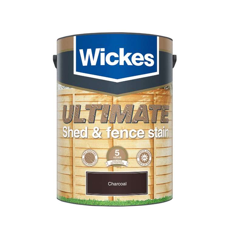 Wickes Ultimate Shed & Fence Stain 5L - Various Colours - £6 Each + Free Click & Collect @ Wickes