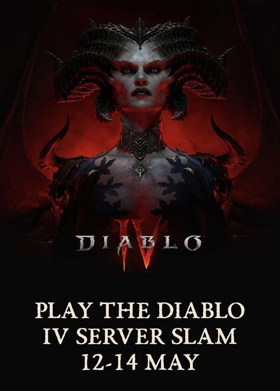 DIABLO IV SERVER SLAM, 12-14th MAY (all platforms) @ Blizzard Entertainment