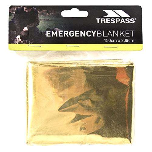 Trespass Foil X, Emergency / Thermal / Safety / Survival / First Aid £4.34 @ Amazon